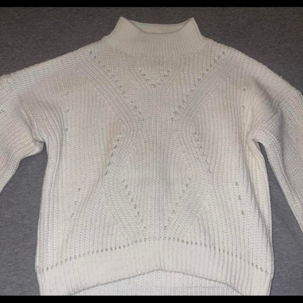 vintage white sweater